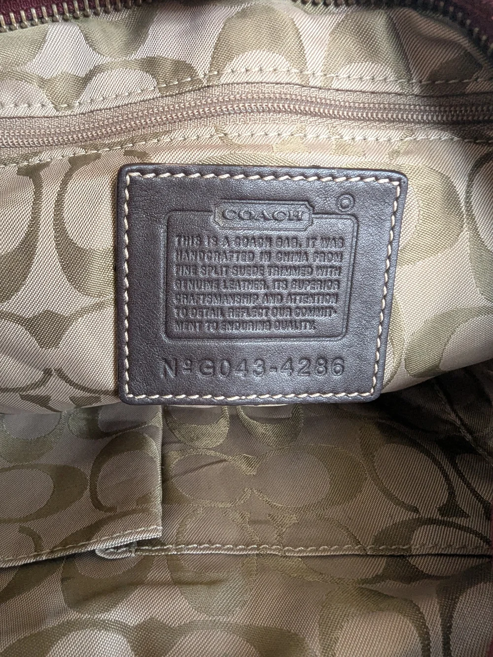 Coach vintage soho